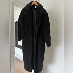 Designer Hilary Macmillan long Faux fur Teddy coat. Size S/M generous fit.